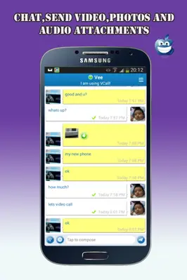 VCall android App screenshot 2